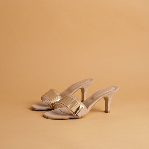 Alessia Embellished Kitten Heels